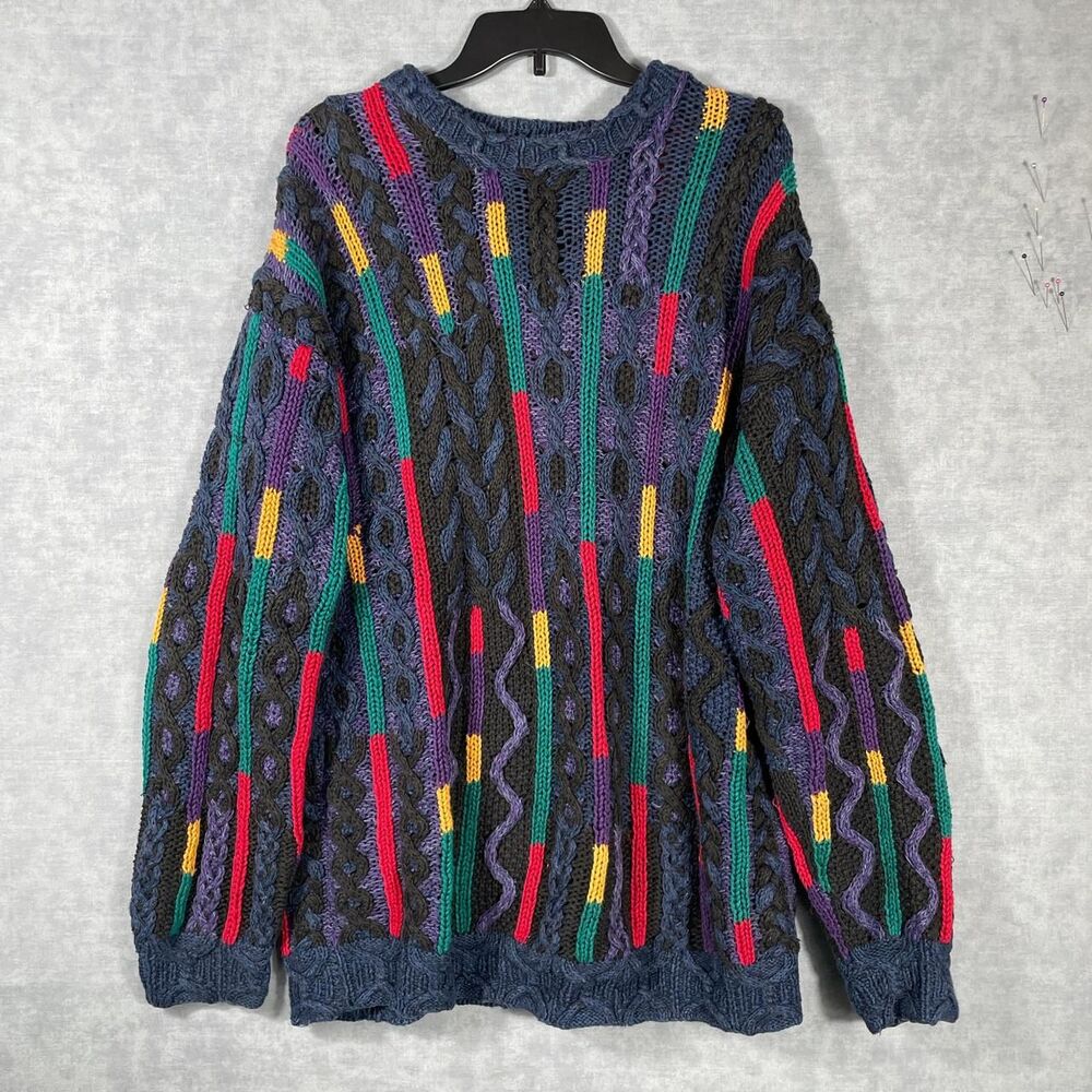 Vintage 90s cable knit sweater.